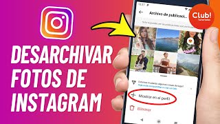 Cómo Desarchivar una Foto de Instagram 2024 Desarchivar Fotos [upl. by Mignon]