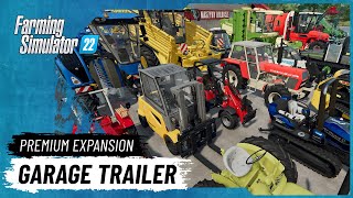 Farming Simulator 22 Premium Expansion  Garage Trailer [upl. by Hollister]