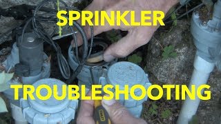 Troubleshooting irrigation sprinkler valves [upl. by Staffan]