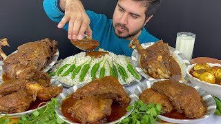 ASMR Eating Spicy 2 Mutton Legs CurrySpicy Chicken Thai CurrySpicy Eggs Curry with Rice Mukbang [upl. by Stanislaus522]