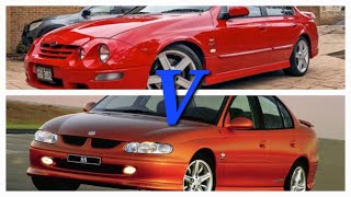 FORD Vs HOLDEN  AU XR8 Vs VT SS [upl. by Diraf]