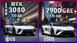 RX 7900 GRE vs RTX 3080 comparison in 50 games at 1440P [upl. by Nahshu111]