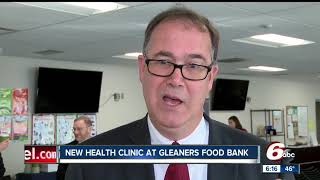 Health clinic opens inside food bank in Indianapolis [upl. by Wellesley281]