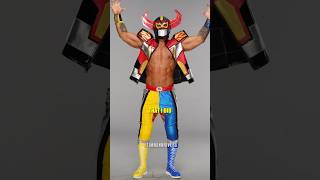 Lince Dorado customizes Power Ranger wrestling gear for WWE 🤯🔥 wwe [upl. by Ameerahs79]