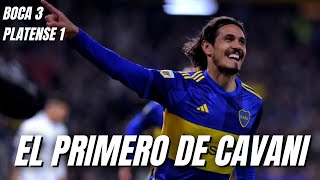 GANO BOCA hoyEl primer Gol de CAVANI en La BomboneraBoca 3 Platense 1 [upl. by Anitsyrhk]