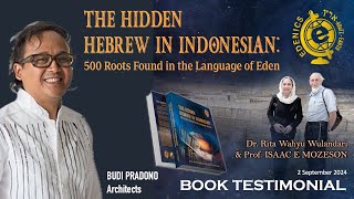 Budi Pradono Penanggap Buku THE HIDDEN HEBREW IN INDONESIAN [upl. by Dnalro]