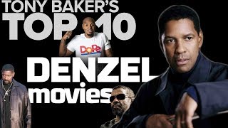 Top Ten Denzel Washington Movies [upl. by Anaigroeg]