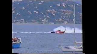 HUGE POWERBOAT CRASHBilba Crash with Victory7 OFFSHORE [upl. by Brnaby]