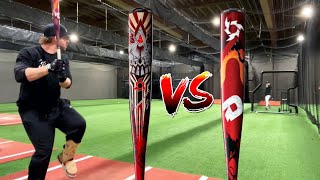 2022 DeMarini Voodoo One vs 2021 DeMarini Voodoo One  BBCOR Exit Velocity Testing [upl. by Hollah]