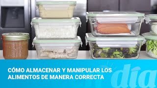 Cómo almacenar y manipular los alimentos de manera correcta [upl. by Werdma]