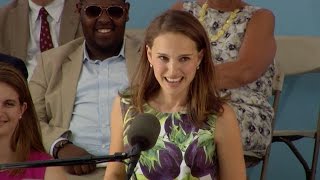 Natalie Portman Harvard Commencement Speech  Harvard Commencement 2015 [upl. by Conlon770]