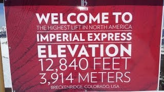 Breckenridge Ski Tour Imperial Bowl Pk8 Expert Upper Mtn [upl. by Ahsinat330]