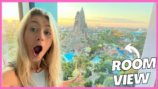 Cabana Bay Beach Resort Universal Orlando Room amp Resort Tour  Volcano Bay View [upl. by Ellenwad]