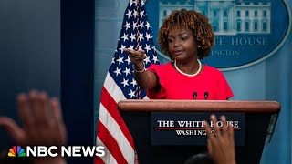 LIVE White House holds press briefing  NBC News [upl. by Mcnutt]