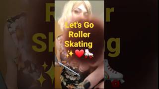 ✨️Lets go roller skating ❤️🛼 outfitcheck transition rollerskating [upl. by Sivrahc682]