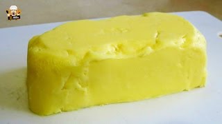 HOW TO MAKE HOMEMADE BUTTER IN 3 MINUTES RECIPE [upl. by Conners]