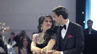 Mesmerizing Entrance and First Dance by the bride Arpita and groom Karan to a medley of songs [upl. by Mitchel]