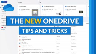 Microsoft OneDrive Tips and Tricks  The All New OneDrive [upl. by Suaeddaht534]