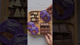 Filling platter with MILKA  ASMR asmr satisfying asmrsounds fypシ゚ christmas [upl. by Rednazxela]