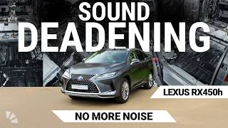 Best Car Noise Reduction Before amp After  Lexus Sound Deadening with Skinz Sheets [upl. by Leverick]