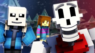 quotTo The Bonequot  Minecraft Undertale Music Video PACIFIST En Español [upl. by Sama]