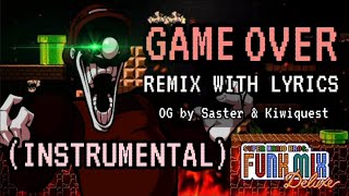 FRIDAY NIGHT FUNKIN VS MXMARIO 85  GAME OVER  Instrumental Remix [upl. by Deeann]