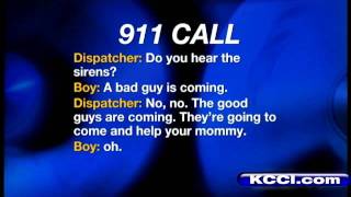 Police Iowa 4yearolds 911 call saves moms life [upl. by Enirroc458]