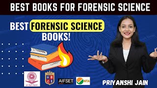 Best Books for Forensic Science  UG PG  UGCNET CUET AIFSET NFSU  Priyanshi Jain [upl. by Nagirrek]