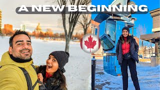 First 3 Days in Edmonton Alberta Canada  Understanding the Basics Of This New City  VJ and Pooja [upl. by Safier]