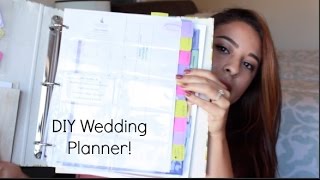 How To DIY Wedding Planning Binder How to  Wedding Planning [upl. by Mackey993]