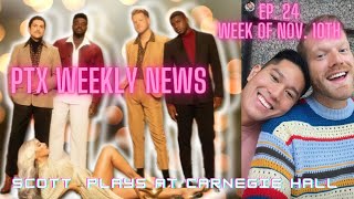 PTX News Ep 24 Scott debuts at Carnegie Hall and Pentatonix starts counting down to Christmas [upl. by Irrem]