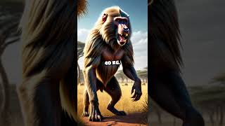 Chimpanzee vs Baboon Primate Showdown [upl. by Filipe]