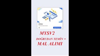 MYSV2 DOĞRUDAN TEMİN [upl. by Island]