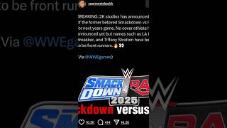 Smackdown Vs Raw 2025 RETURN shorts wwe wwe2k24 wwegames [upl. by Thurstan]