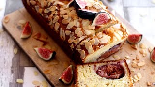 Recette  Cake salé aux figues chèvre et miel [upl. by Aihseyt]