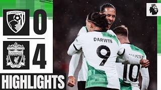 Darwin amp Diogo Double  Bournemouth 04 Liverpool  Highlights [upl. by Orihakat320]