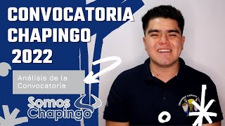 Convocatoria de selección Chapingo 2022📚 Esto es lo que debes saber [upl. by Zednanref]