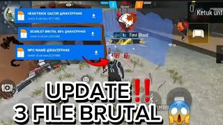 UPDATE‼️ 3 FILE BRUTAL 😱😱 AUTO HEADSHOT 😱 NOBANNEDSUSPENDBLACKLIST NO PASSWORD LINK MEDIAFIRE ‼️ [upl. by Yadsendew606]