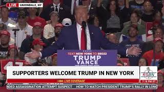 FULL SPEECH President Trump Holds a Rally in Uniondale New York  91824 [upl. by Nennek609]