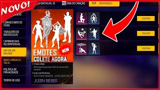 É AMANHÃ COMO PEGAR MAIS EMOTE DE GRAÇA NO FREE FIRE 2022 EVENTO [upl. by Ainuj48]