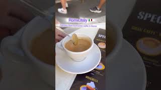 Famous caffe in Rome Sant’Eustachio 🇮🇹👍💯rome italy [upl. by Eednarb]