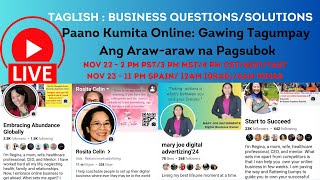 TAGLISH  Paano Kumita Online Gawing Tagumpay ang Arawaraw na Pagsubok [upl. by Atsocal484]