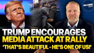 Donald Trump Says ATTACK ON MEDIA AT RALLY is BEAUTIFUL  Tells Audience Hes One of Us [upl. by Manup]