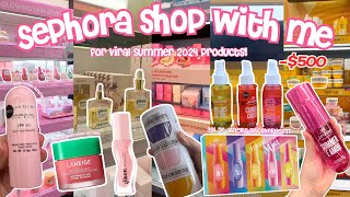 SEPHORA SHOP WITH ME FOR VIRAL SUMMER 2024 PRODUCTS [upl. by Yreffeg888]