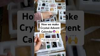 This is how we make crystal advent calendars🔮🙌 adventcalendar crystaladventcalendar [upl. by Osana]