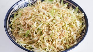 Asian Cabbage Salad Recipe [upl. by Ediva]