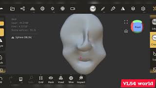 Sculpting for character face design  Nomad vs Maya sculpture tutorial 1 [upl. by Chow9]