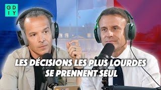 Les décisions les plus lourdes se prennent seul  Emmanuel Macron Président de la République [upl. by Suiravaj554]