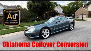 Mercedes Benz SL500 Silver’s Neomax Coilover Conversion From Oklahoma To Ohio [upl. by Cochran]