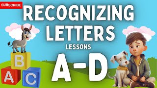 Recognizing Letters Lesson  A thorough D  Kids PreSchool English [upl. by Valenka7]